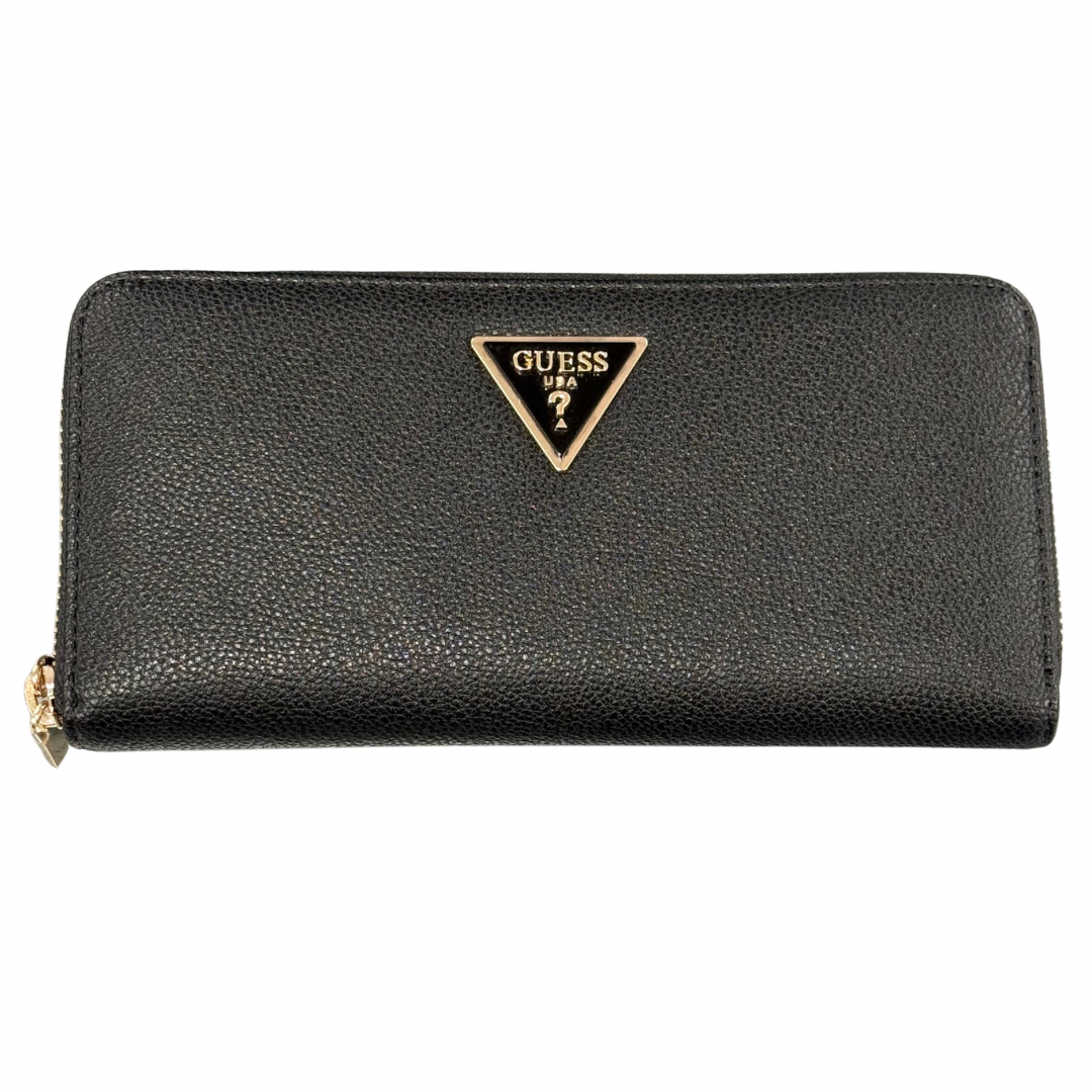 Guess Black Crackle Large Purse