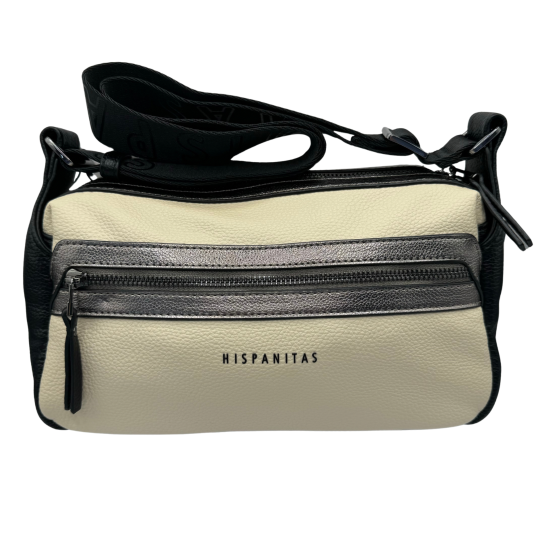 Hispanitas Cream &amp; Black Crossbody Bag