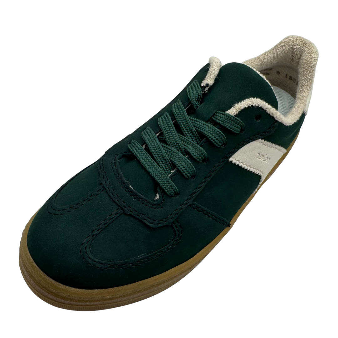 Rieker Green &amp; Cream Platform Trainers