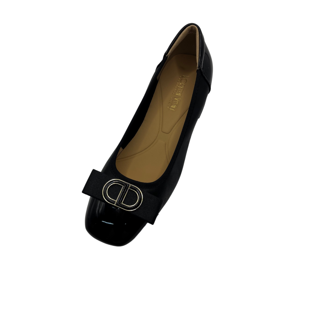 Loretta Vitale Black Heeled Shoe