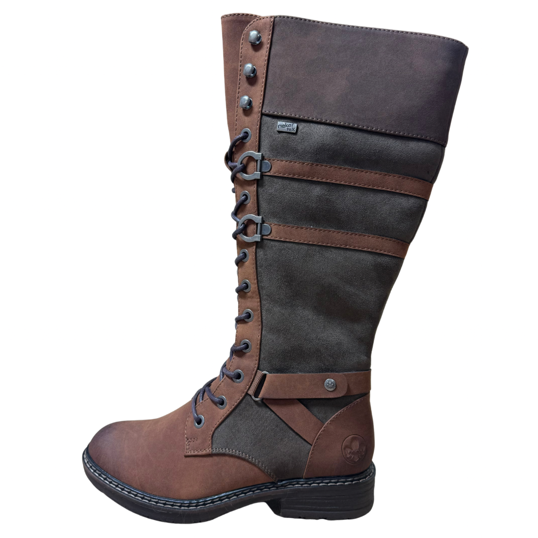 Rieker Multi Brown Long Boots