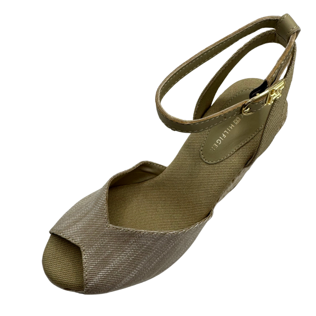 Tommy Hilfiger Beige High Wedge Sandals