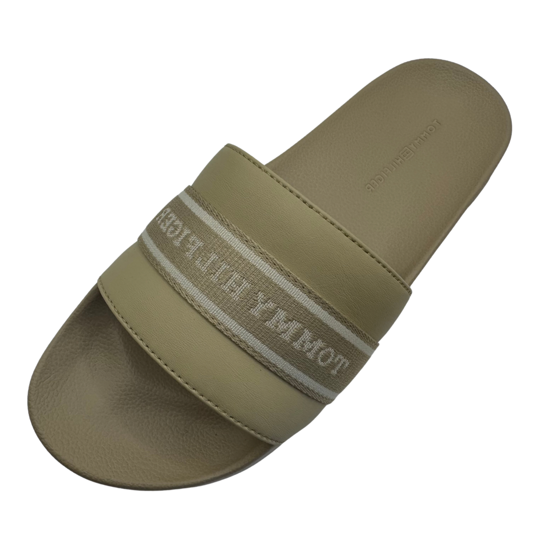 Tommy Hilfiger Beige Slides