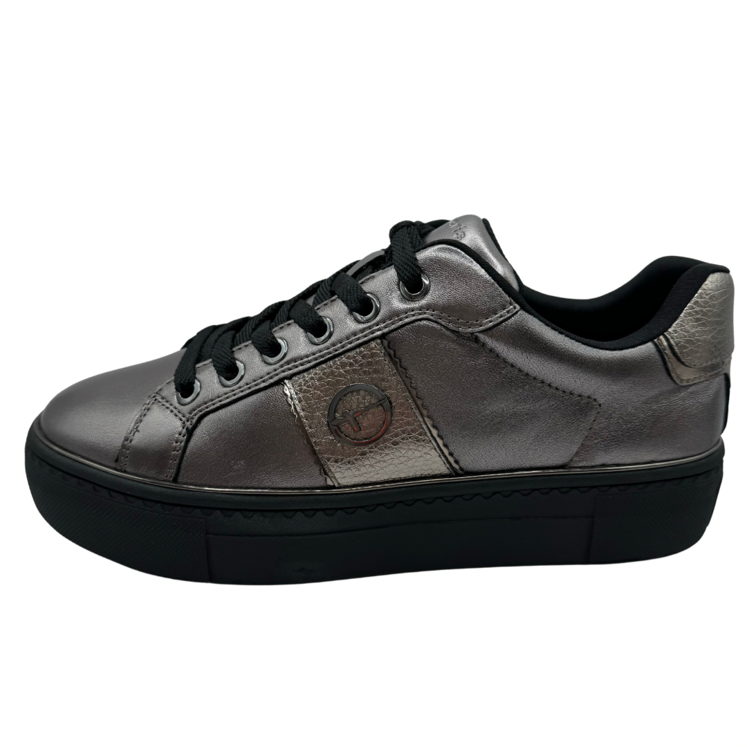 Tamaris Pewter Trainers