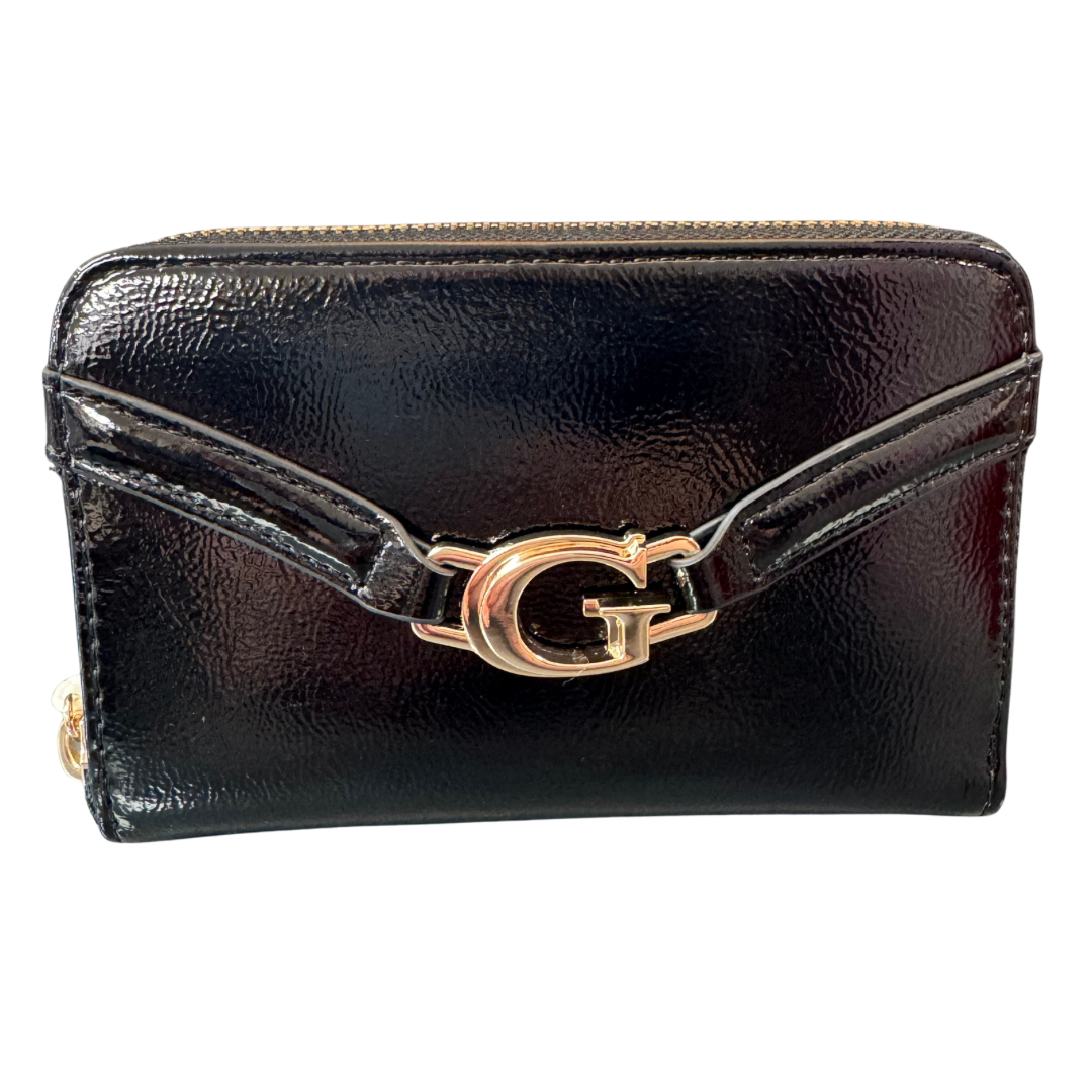 Guess Black Patent Small Purse