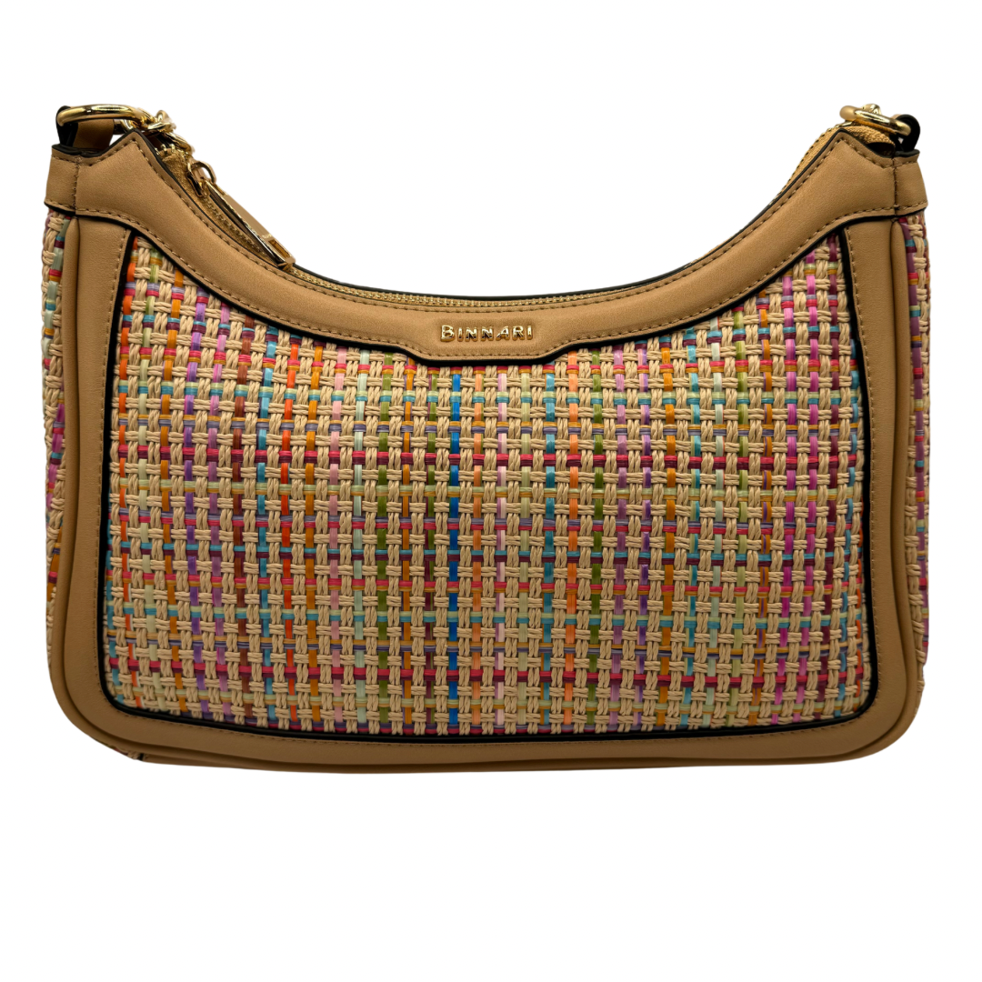Binnari Woven Multicoloured Shoulder Bag