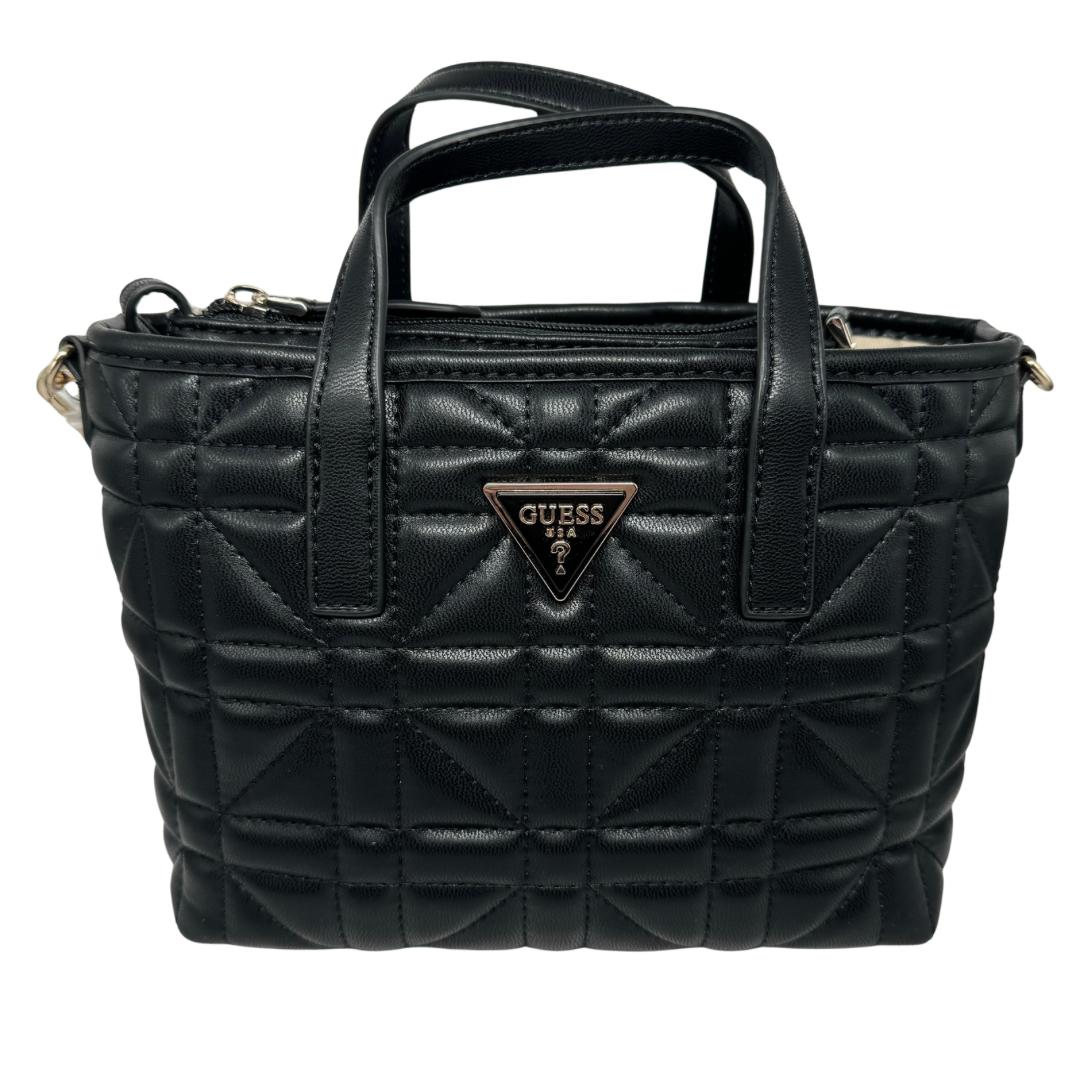 Guess Black Quilted Small Handbag