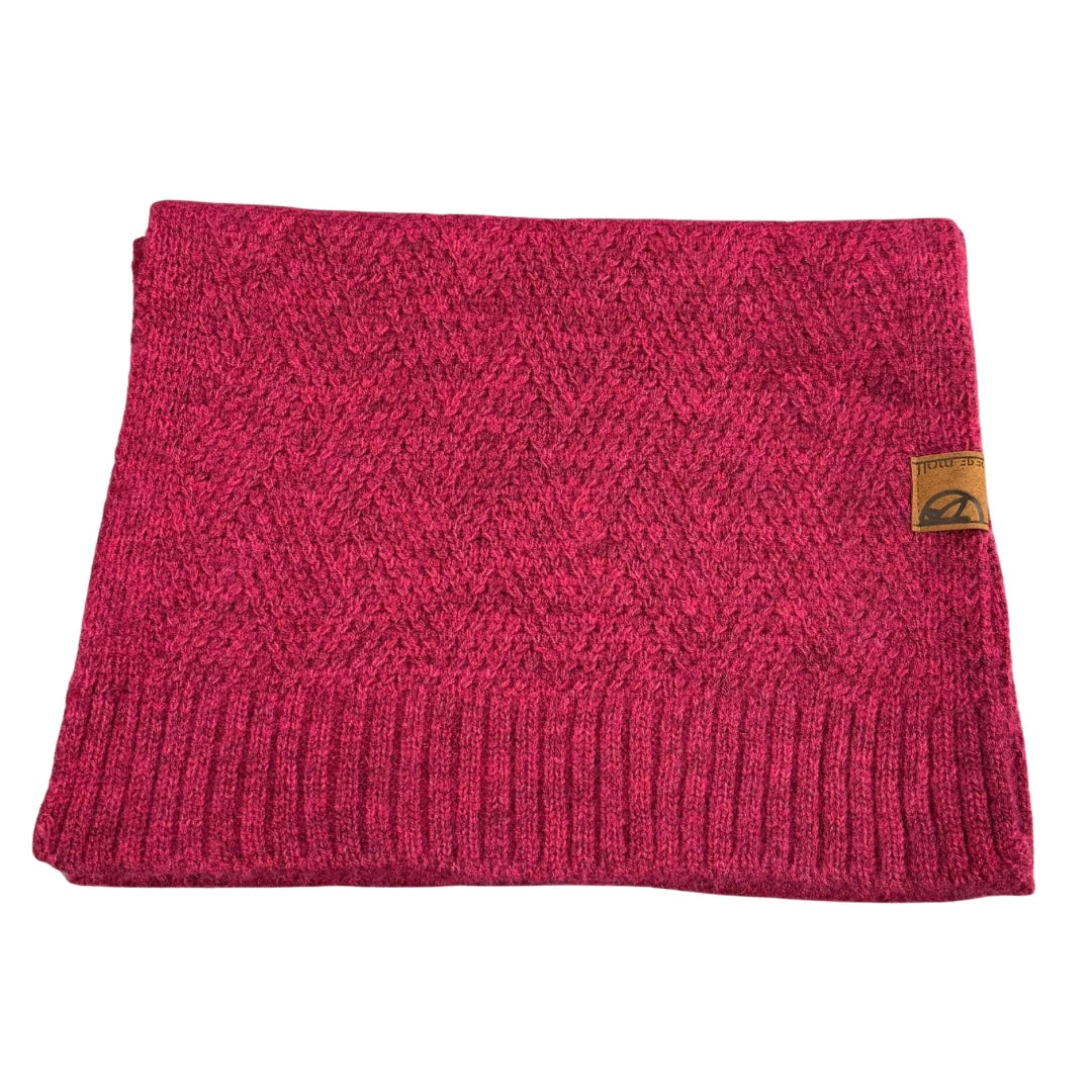 Pepe Moll Burgundy Hat, Scarf & Gloves Set