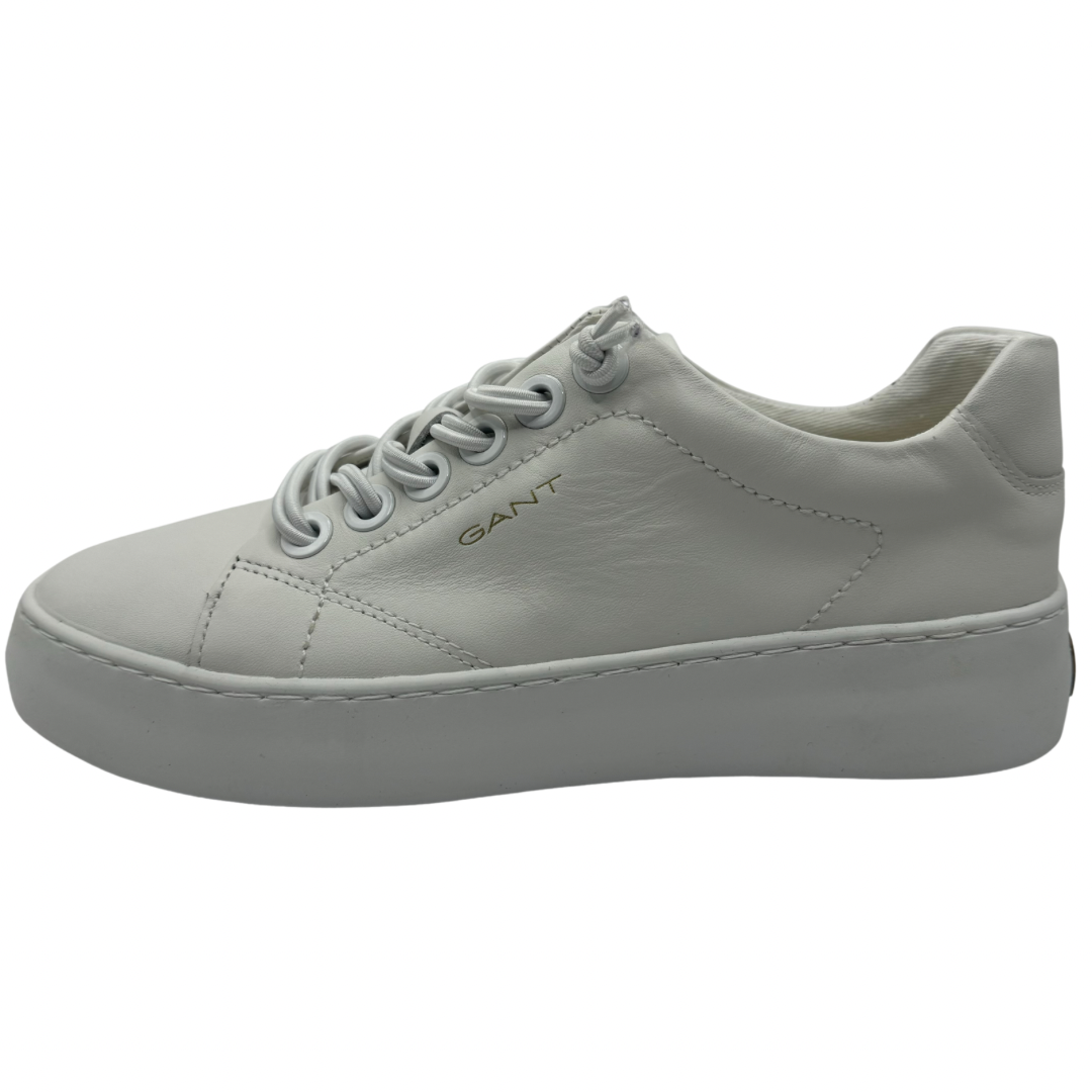Gant All White Leather Trainers