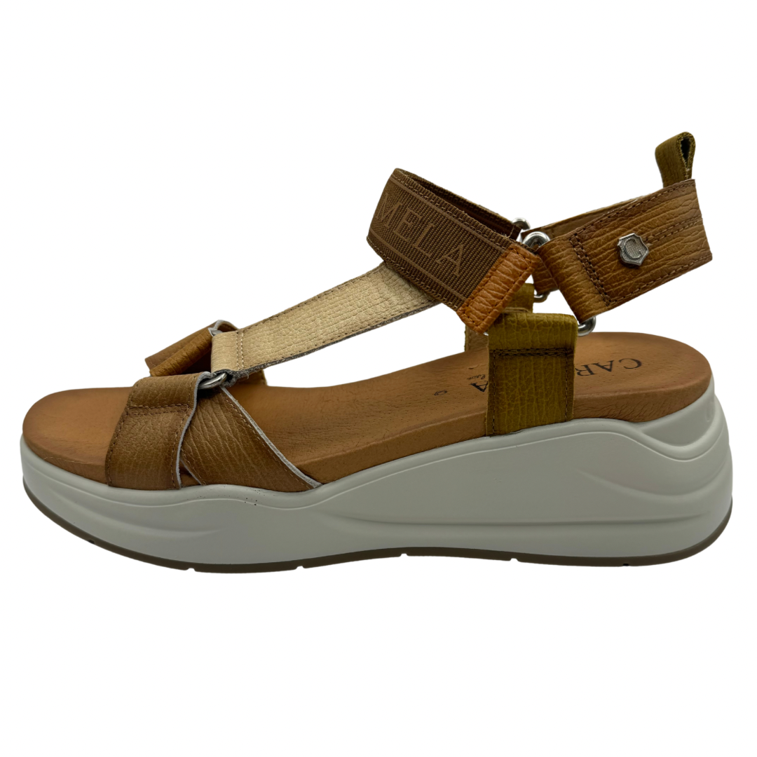 Carmela Multi Brown Sandals