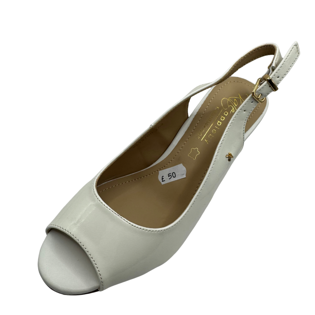 Kate Appleby Cream Open Toed Slingback Heels