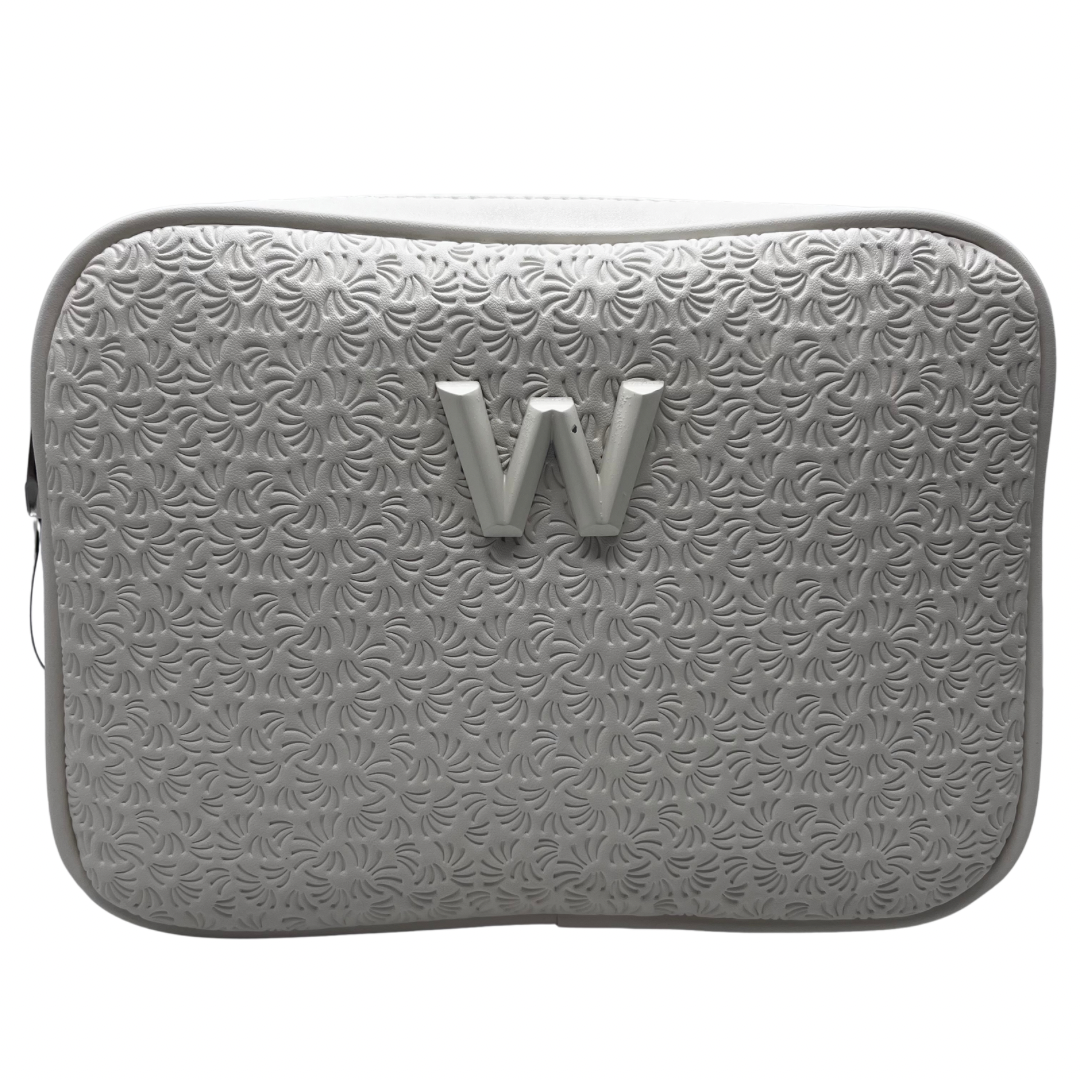 Wonders White Line Design Crossbody Bag