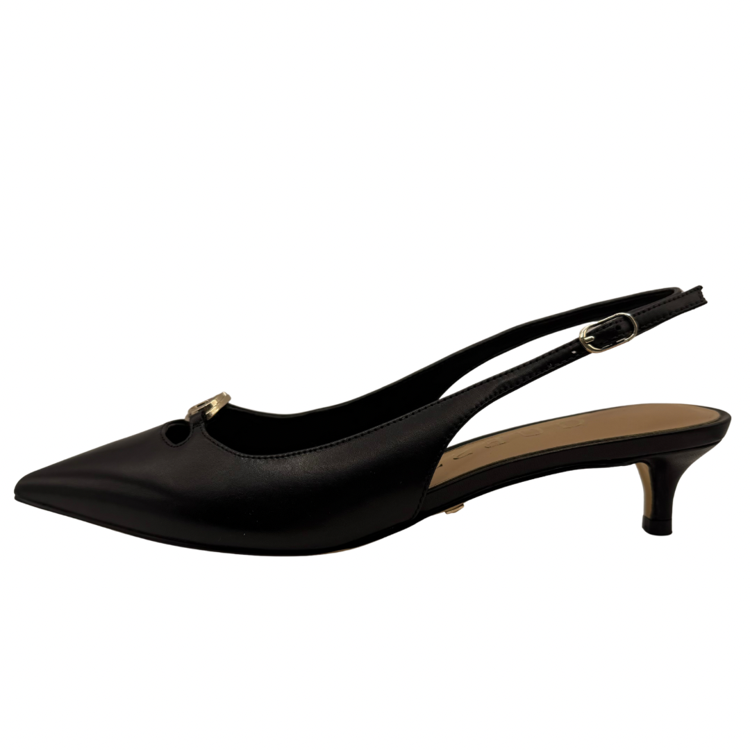 Guess Black Kitten Heel