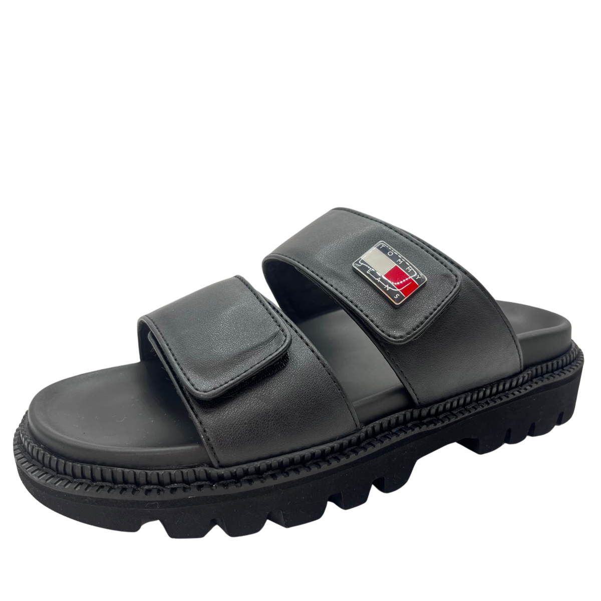 Tommy Jeans Black Slip On Sandal