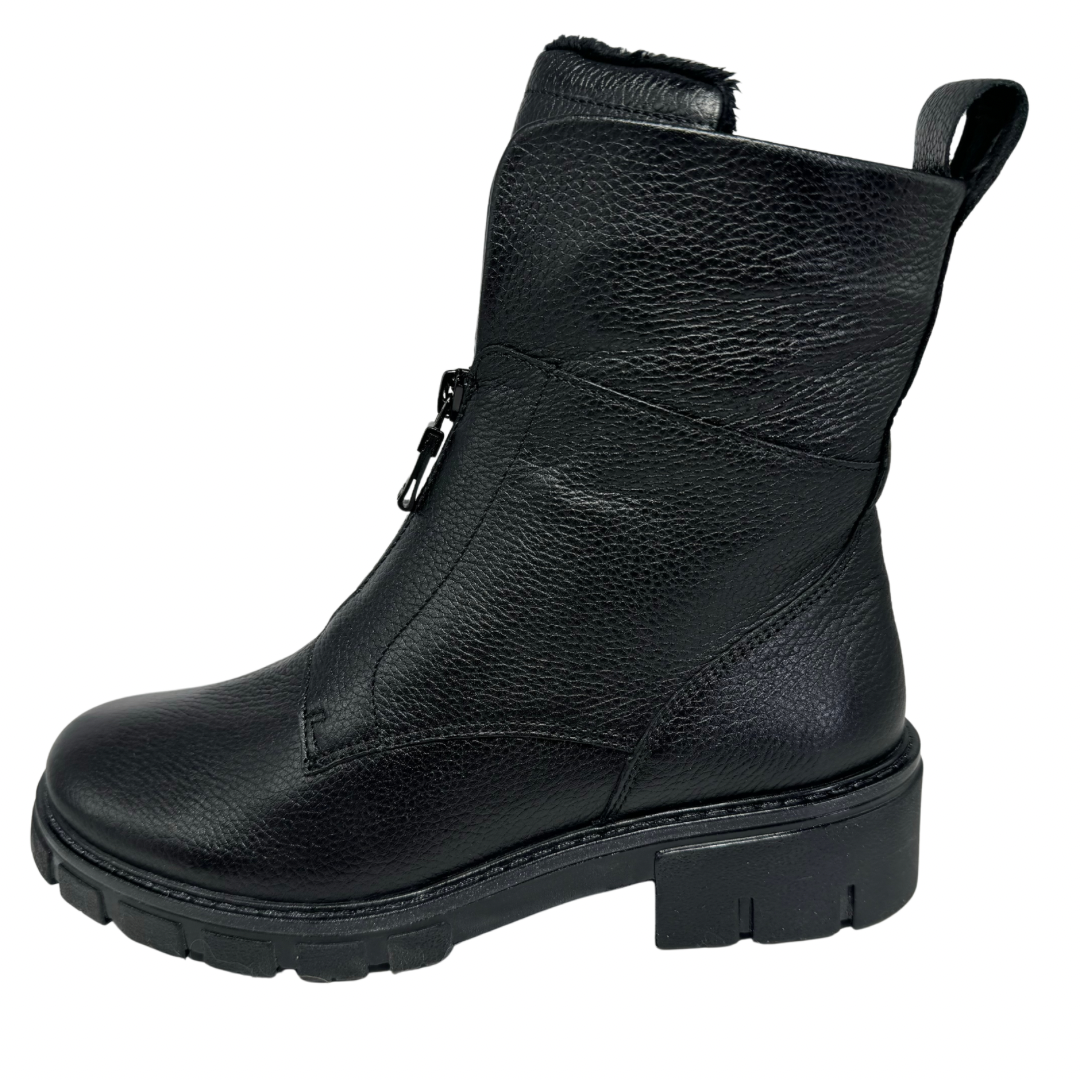 Ara Black Zip Boots