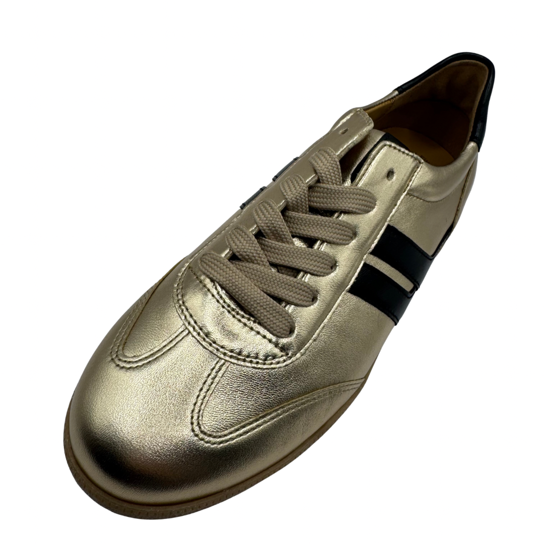 Gabor Gold &amp; Black Trainers