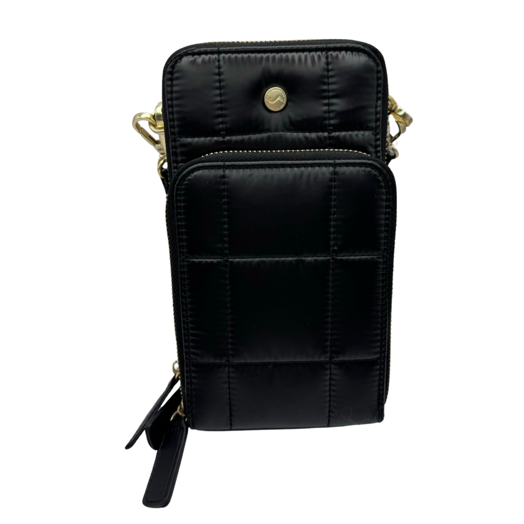 Ara Black Crossbody Phone Travel Bag