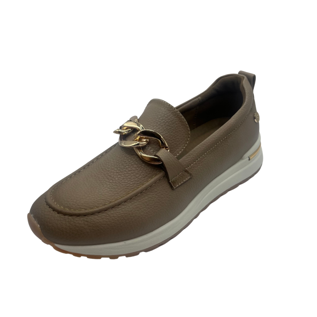 XTI Taupe Wedged Loafer