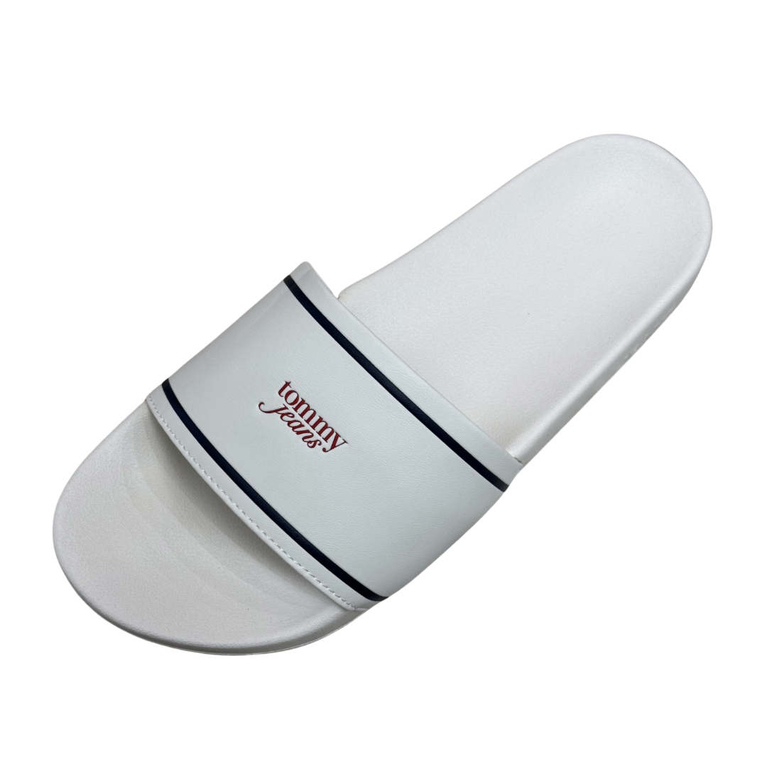 Tommy Jeans Cream Slides