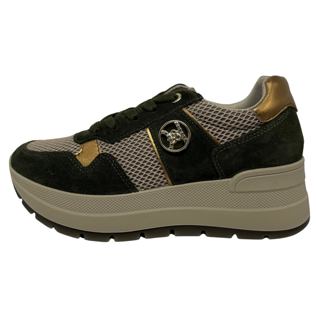 Igi &amp; Co Green Wedge Trainers