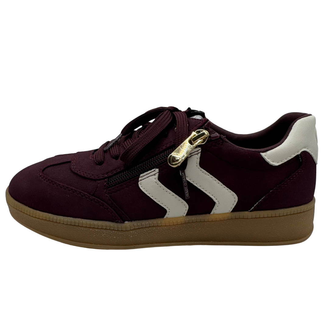 Marco Tozzi Burgundy Trainers