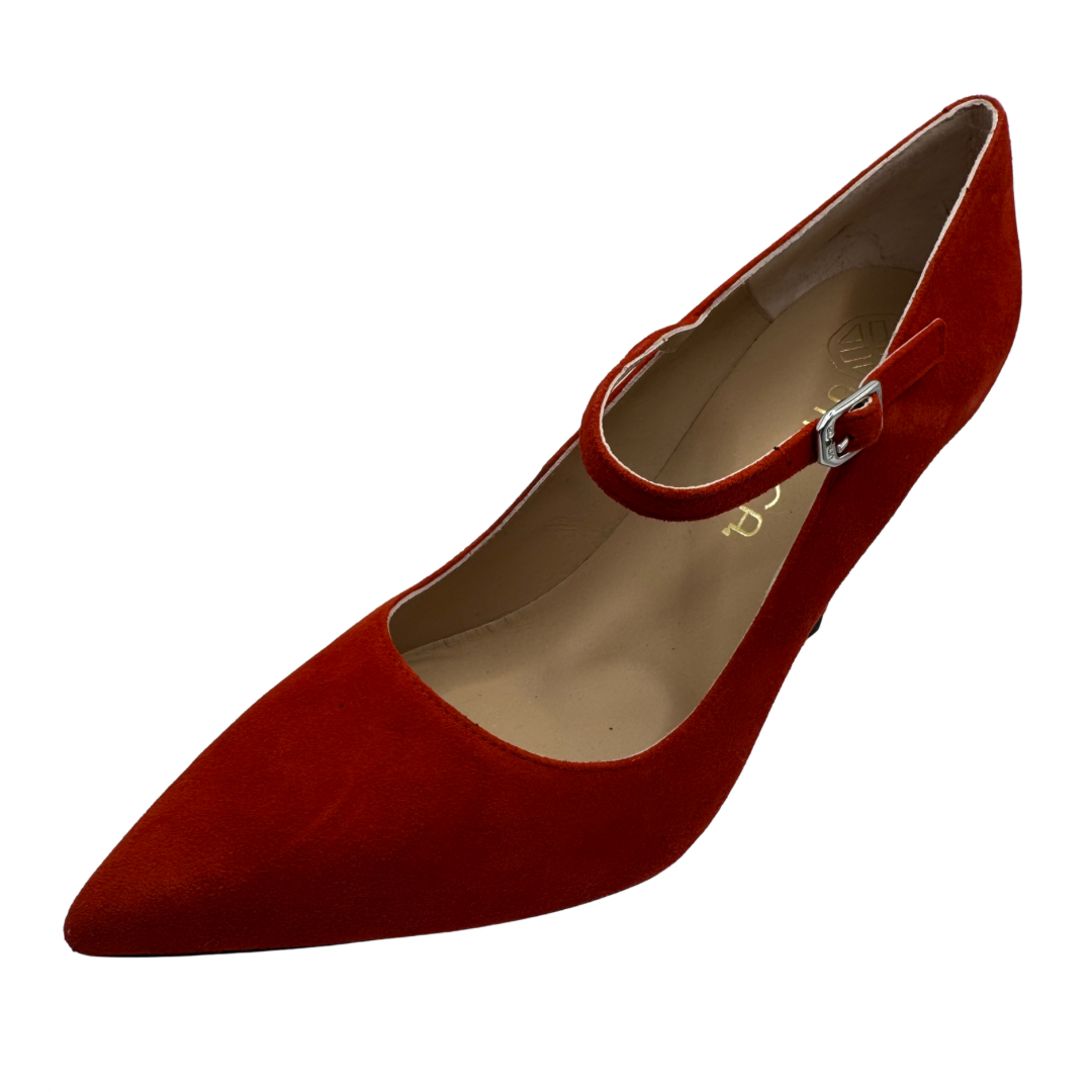 Unisa Red Heels with Strap