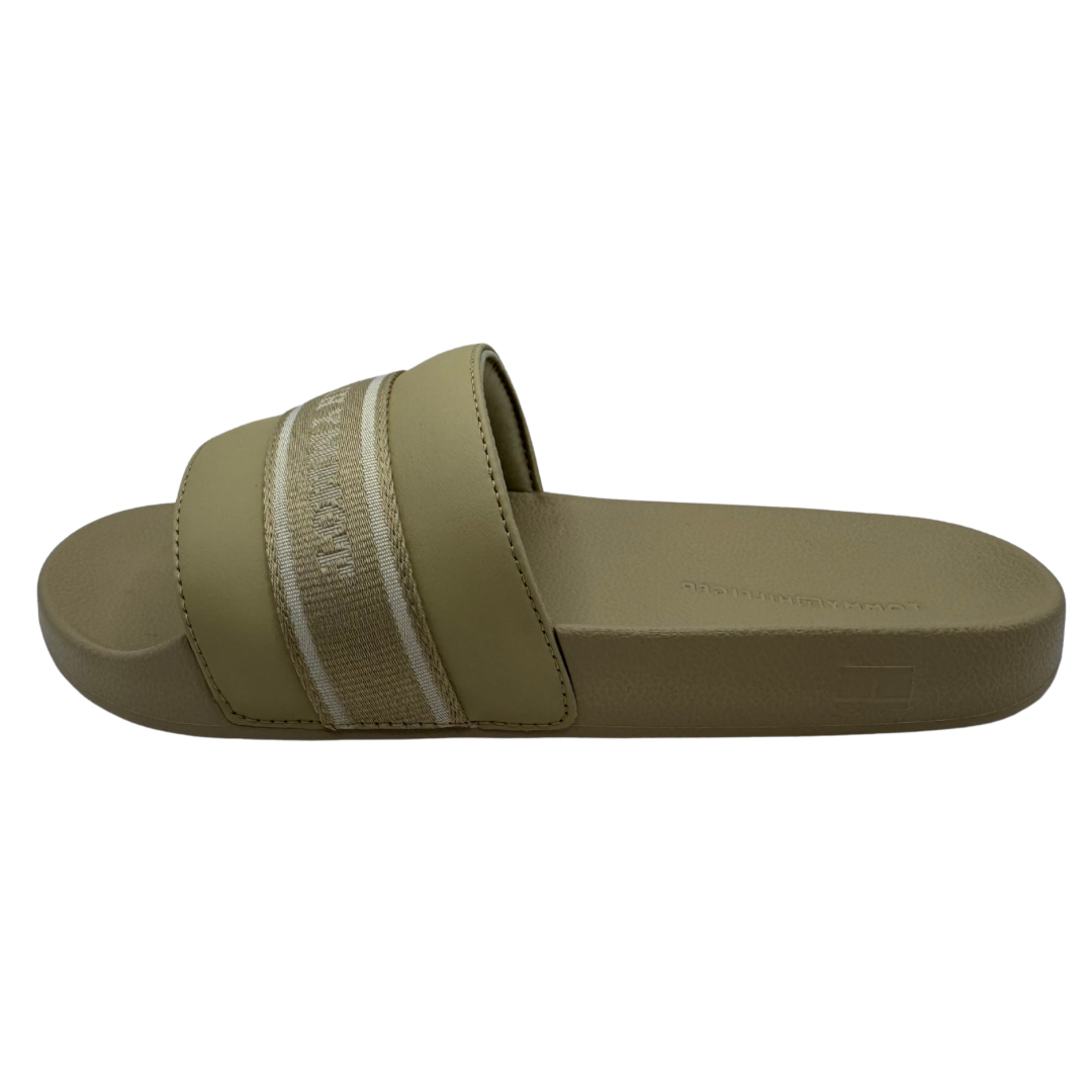 Tommy Hilfiger Beige Slides