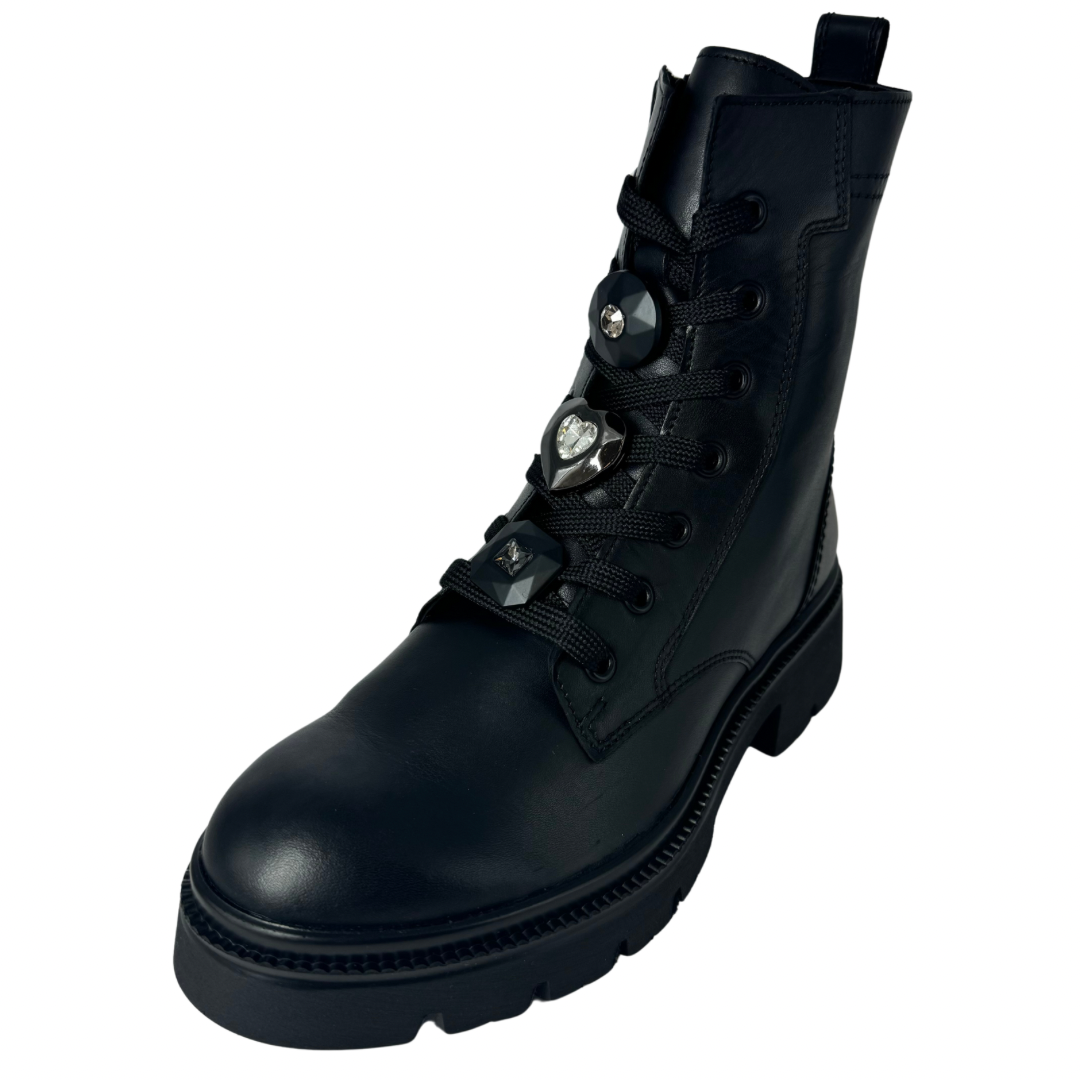 Gabor Black Boots with Jewels