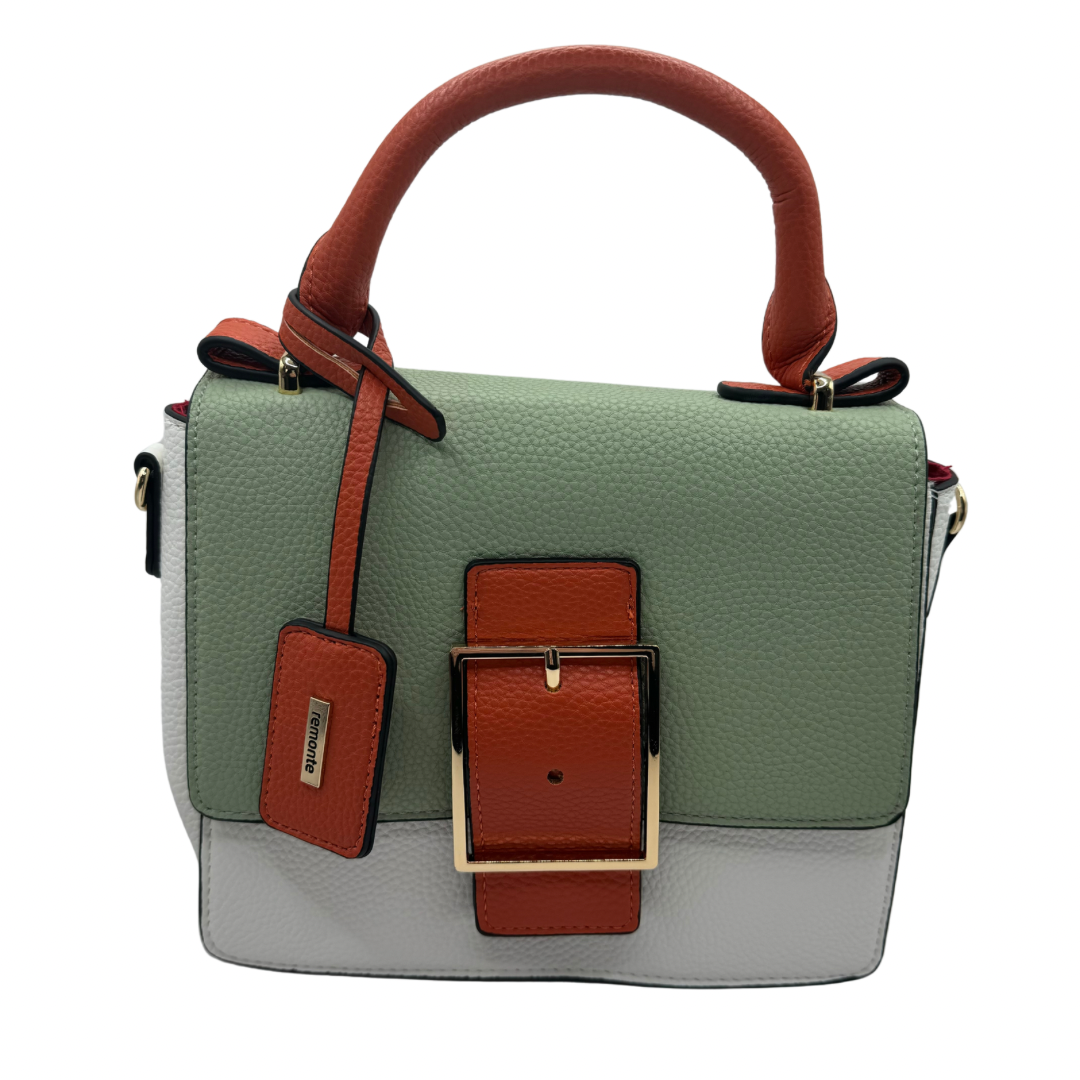 Remonte White and Green Small Handbag