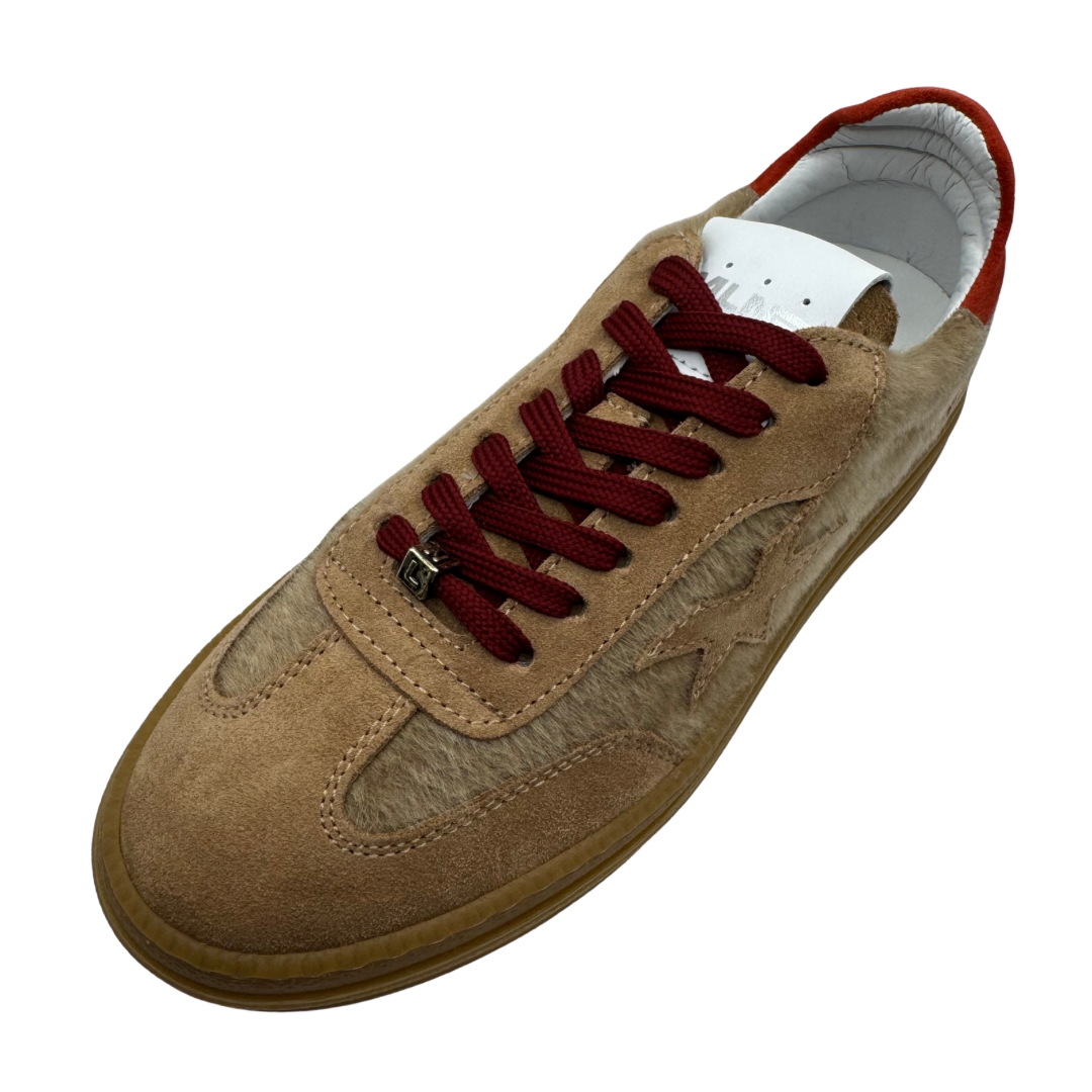 Meline Brown &amp; Beige Trainers