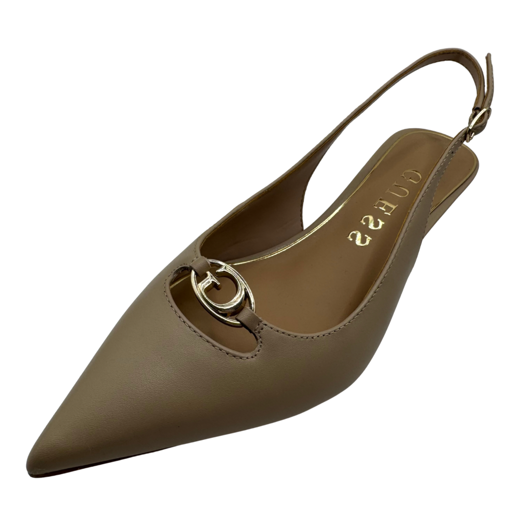 Guess Pink Nude Kitten Heel