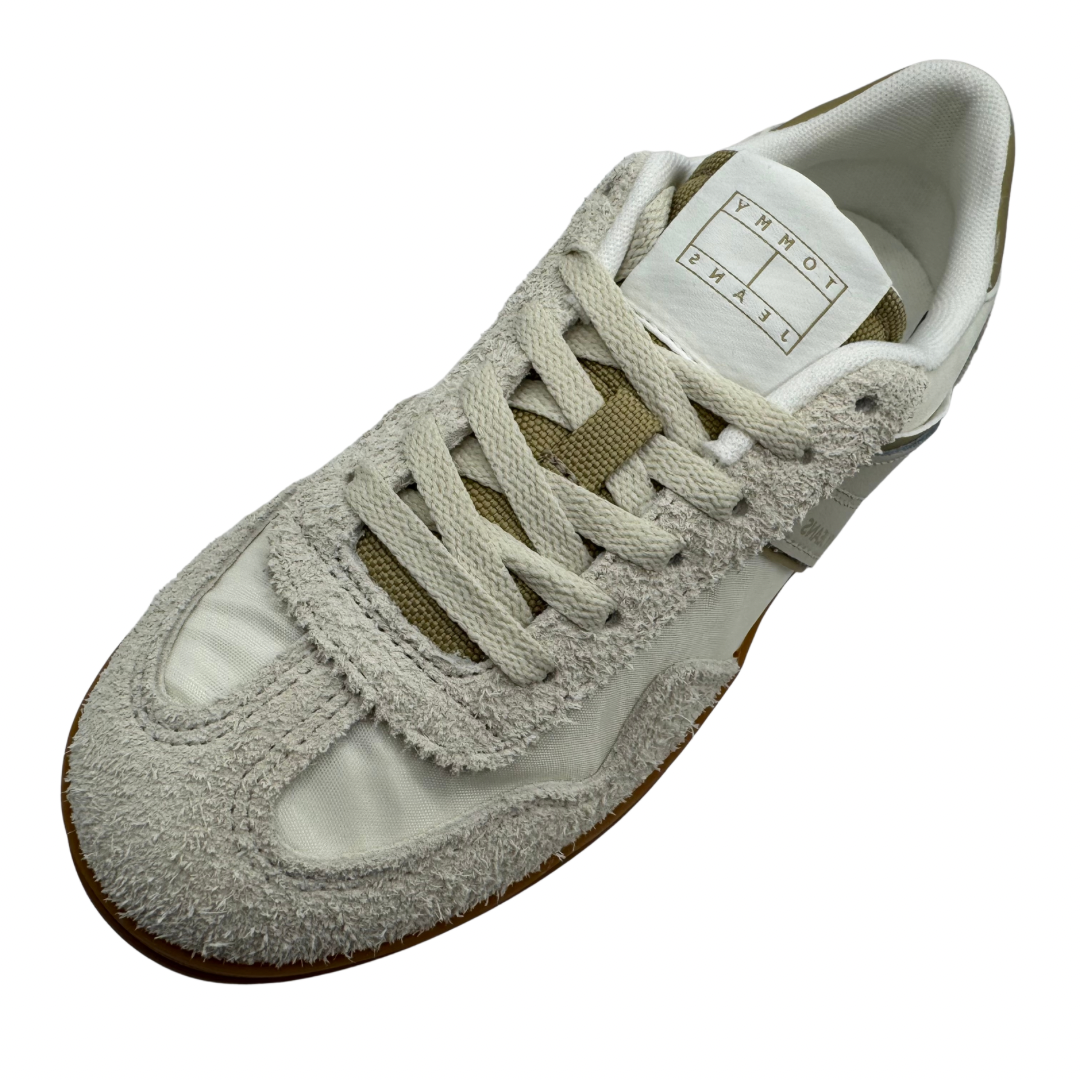 Tommy Jeans Cream &amp; Beige Trainers