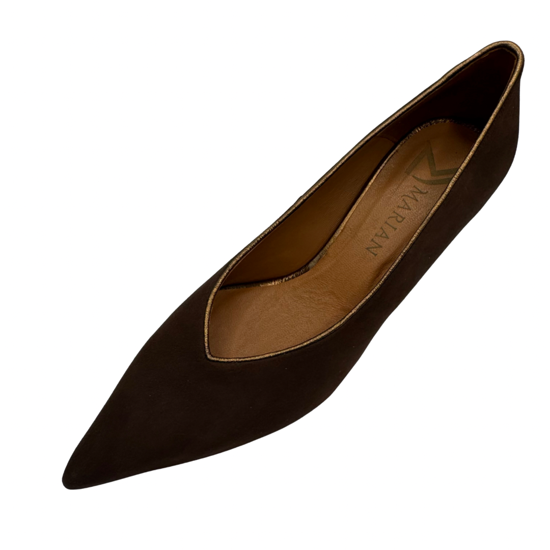 Marian Brown Suede Heels