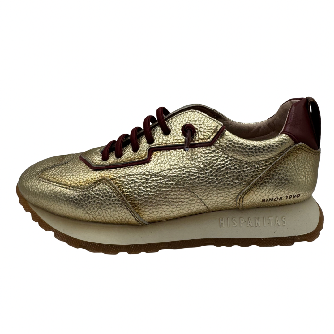 Hispanitas Gold Trainers with Elasticated Laces