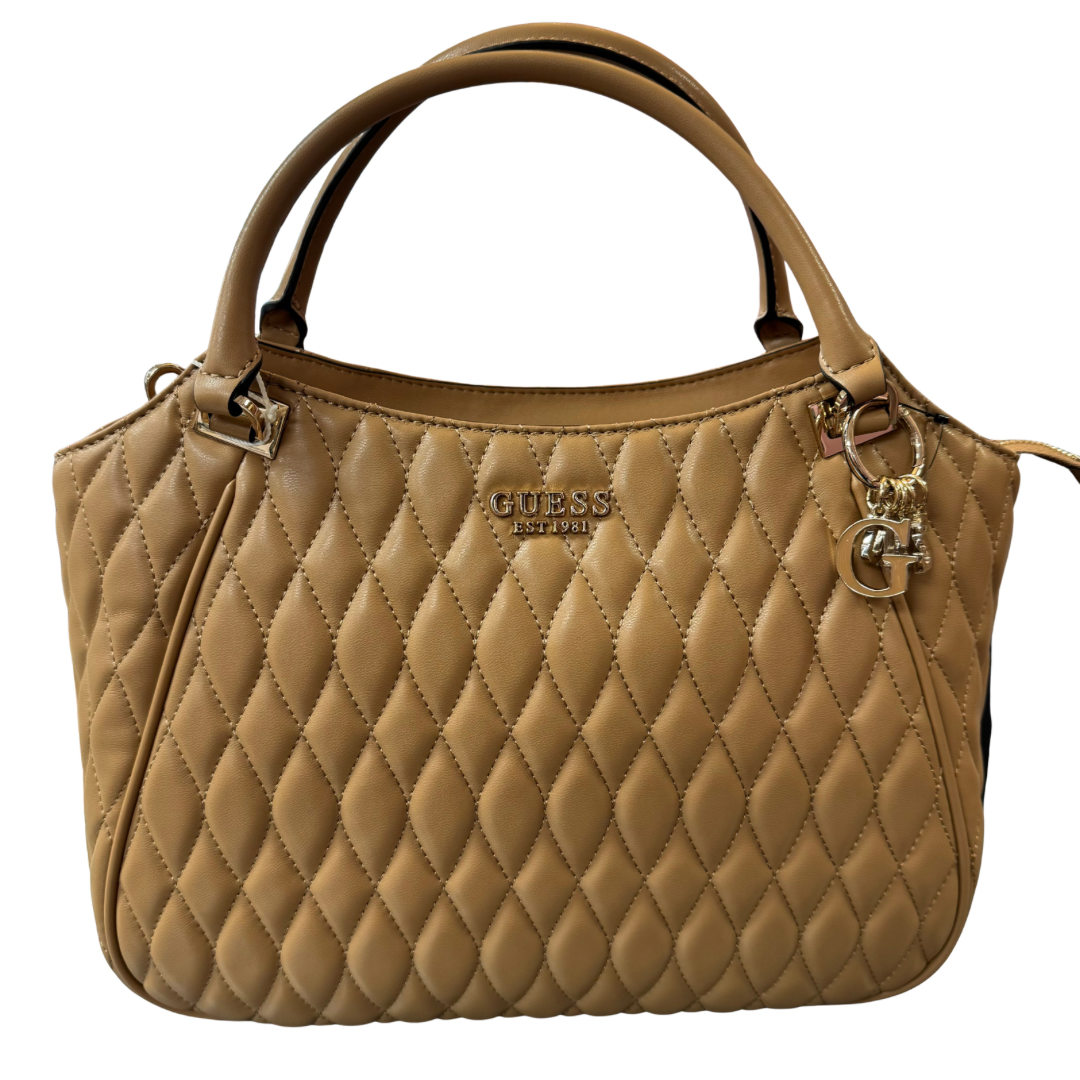 Guess Beige Quilted Handbag