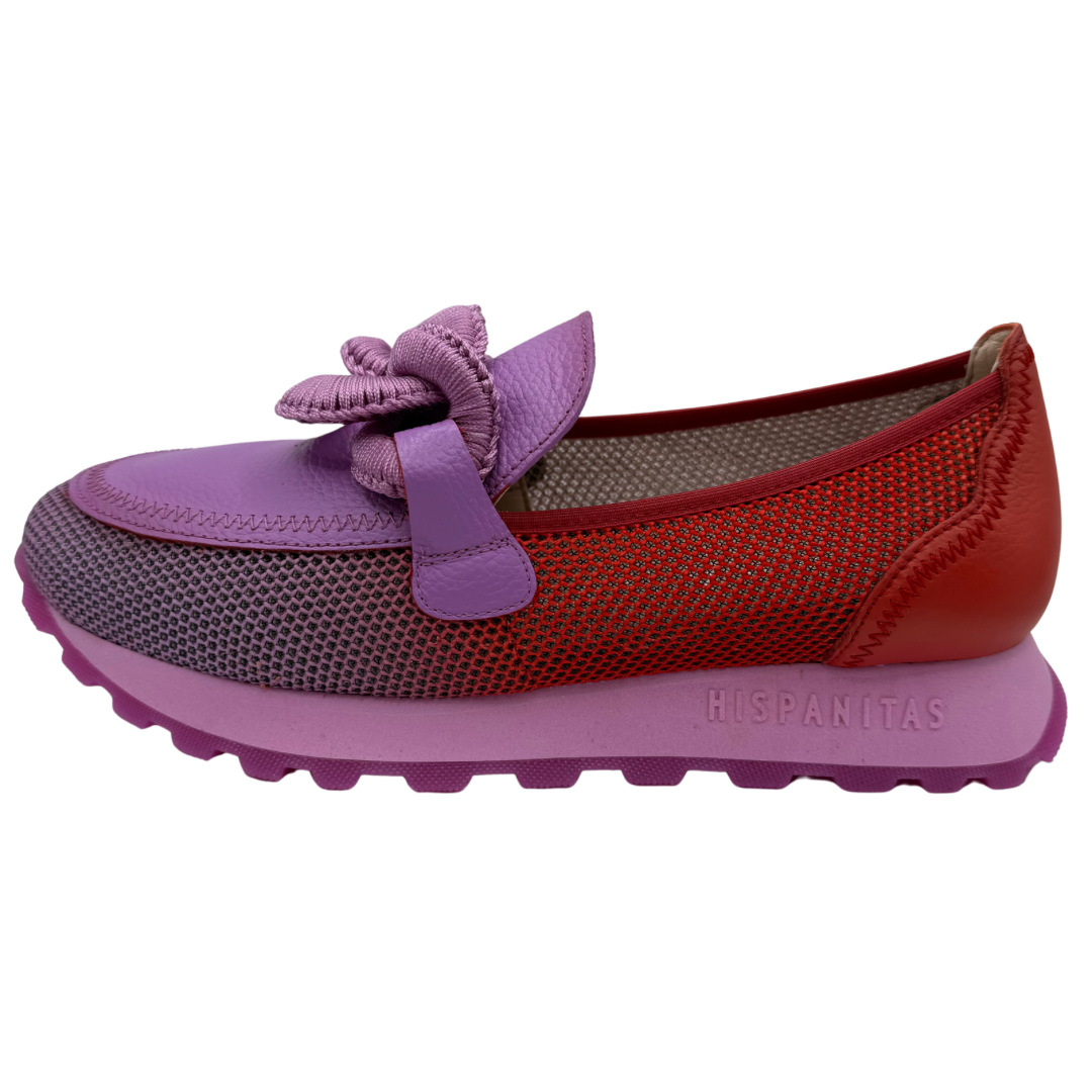 Hispanitas Purple and Red Loafers
