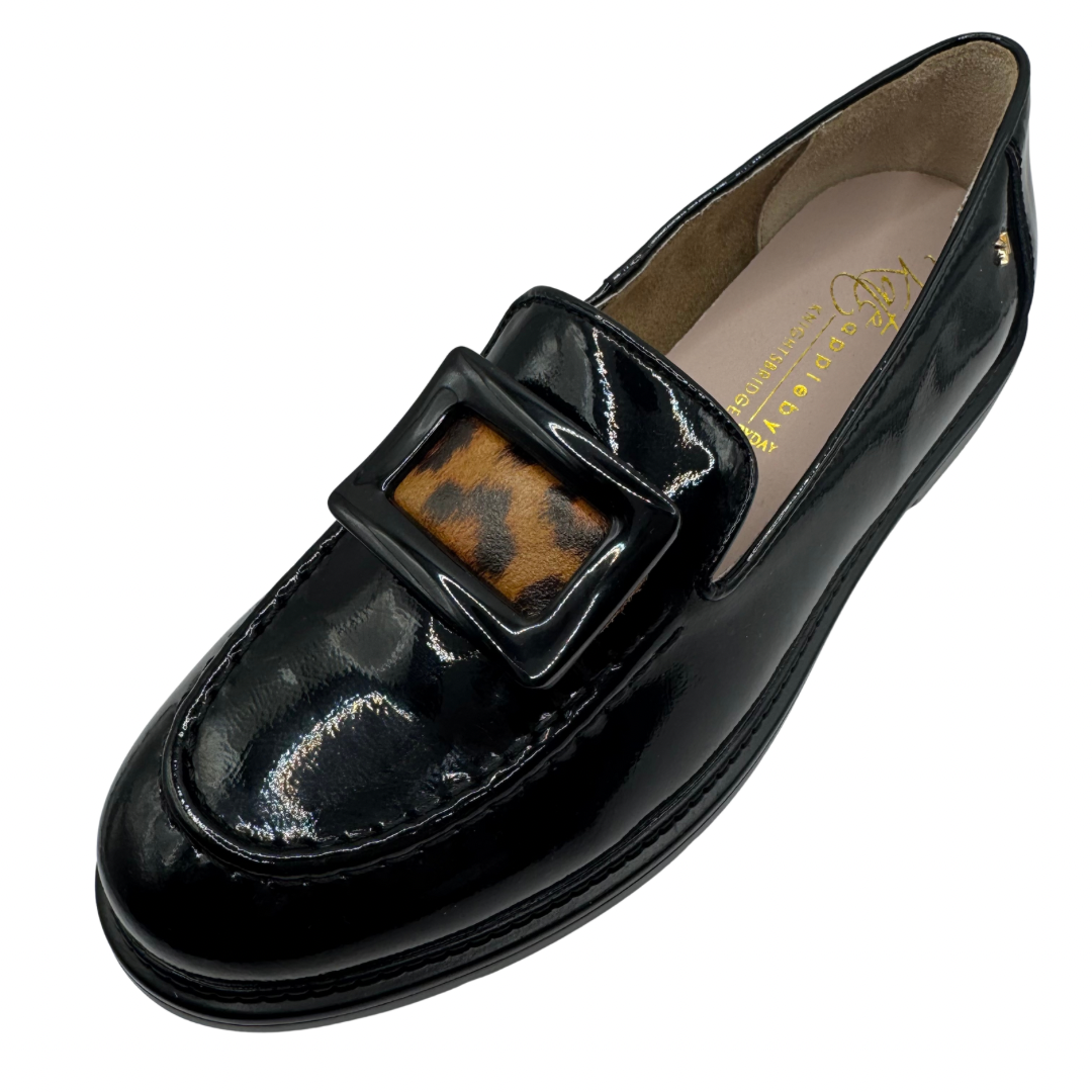 Kate Appleby Black Patent Loafers