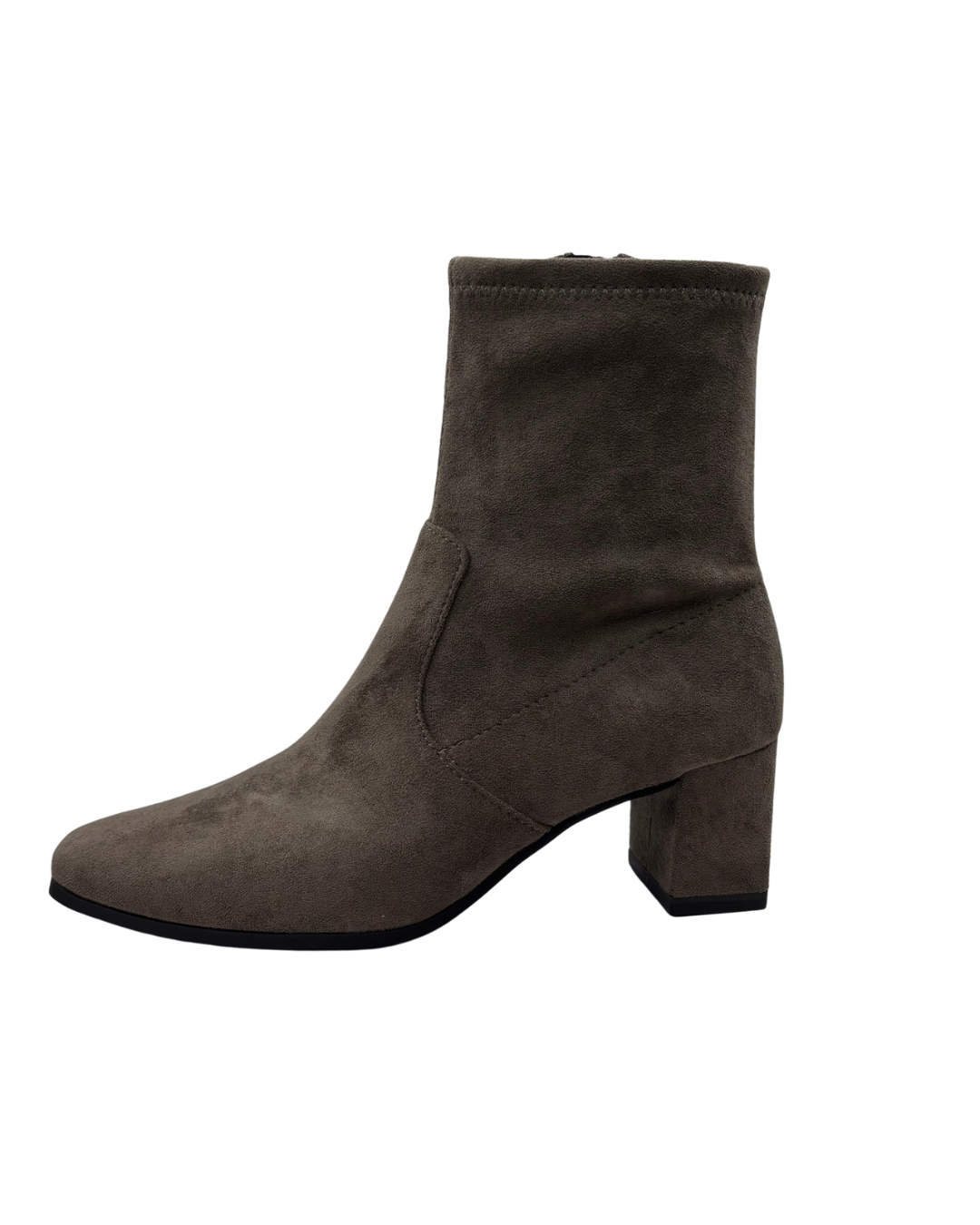 Caprice Taupe Heeled Boot