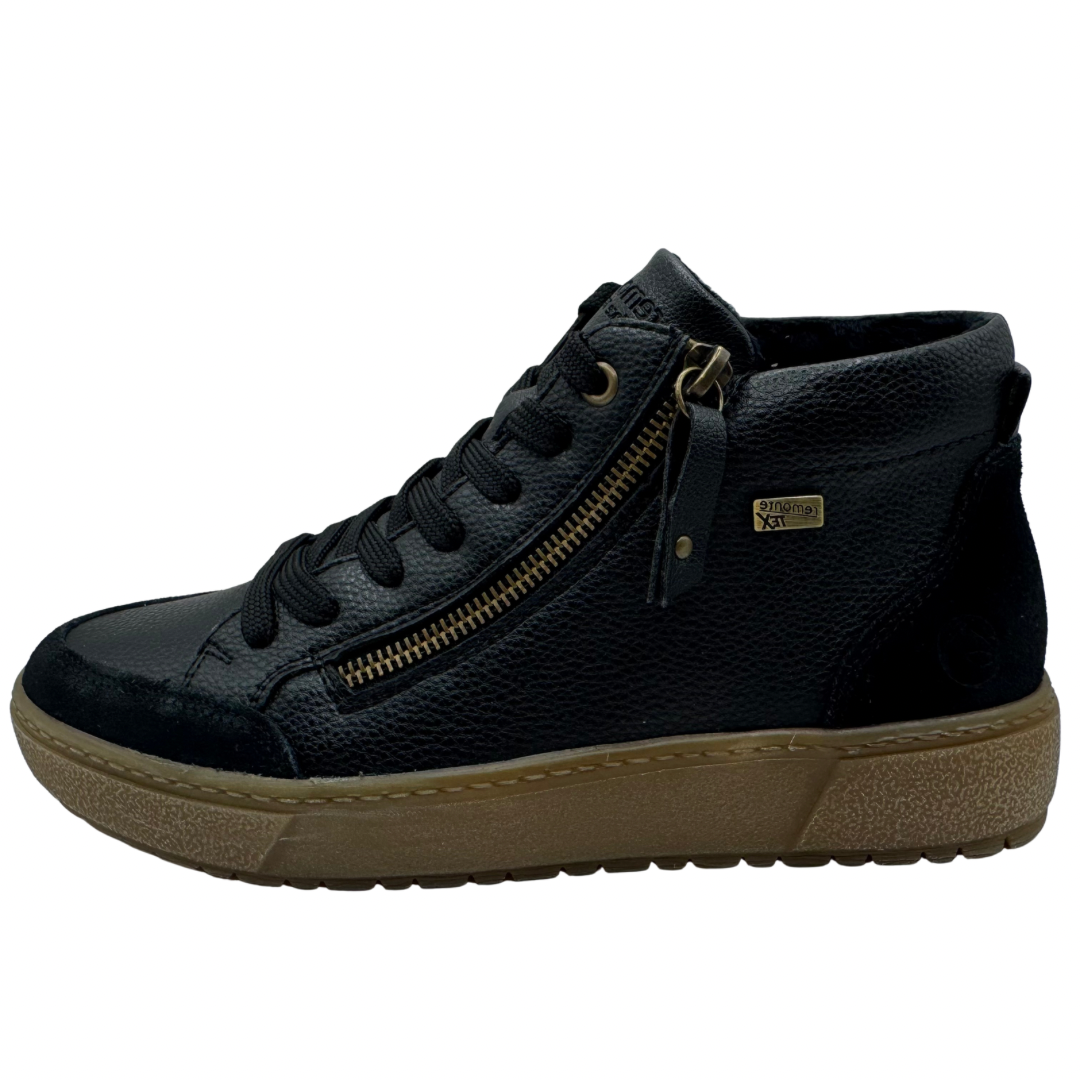 Remonte Black Trainer Boots