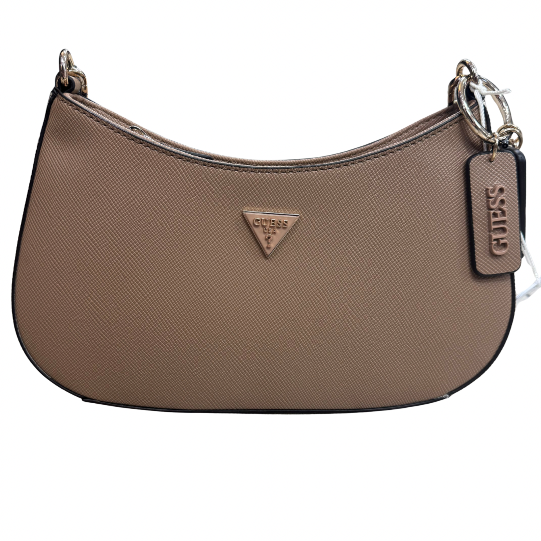 Guess Brown Rounded Shoulder Bag