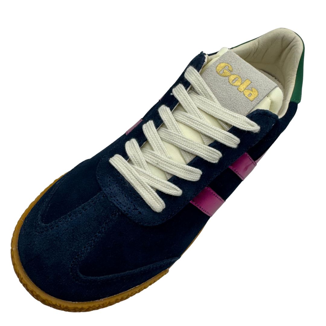 Gola Navy Trainers with Pink Detail