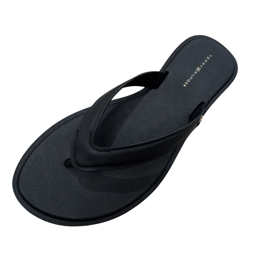 Tommy Hilfiger Black Flip Flops