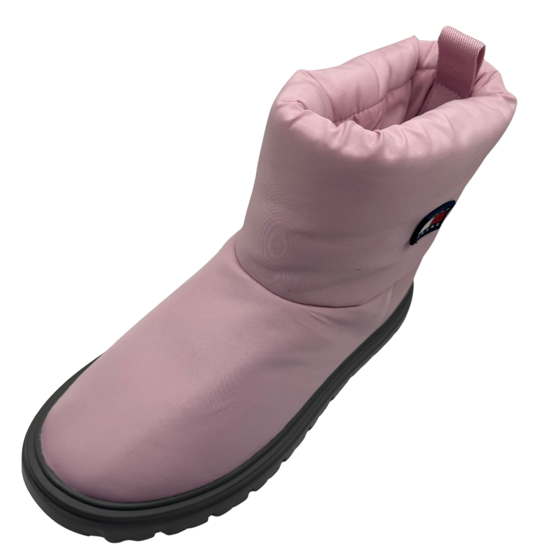 Tommy Jeans Pink &amp; Grey Boots