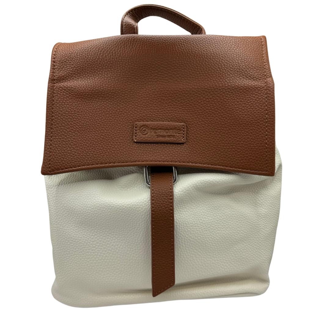 Remonte Cream and Brown Backpack