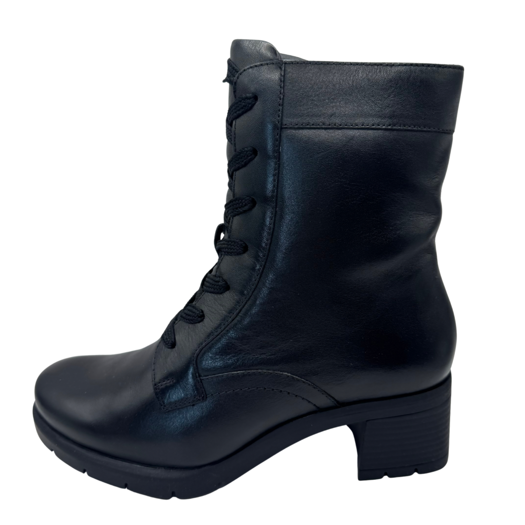 Ara Black Heeled Boots