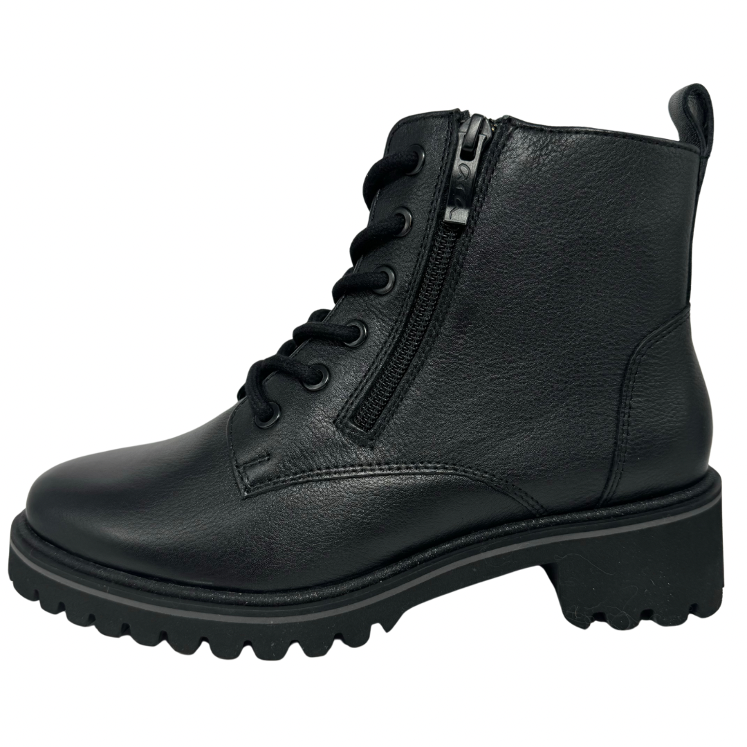 Ara Black Lace up Boots