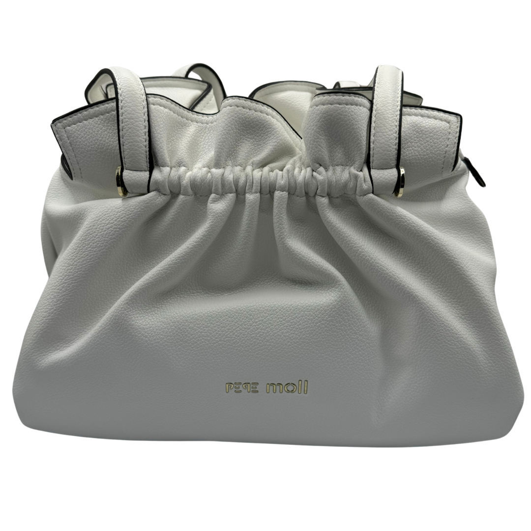 Pepe Moll White Large Handbag