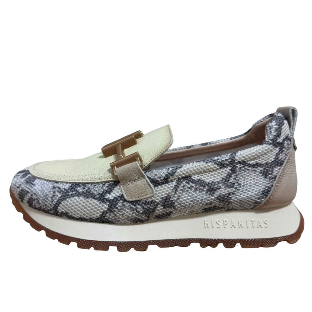 Hispanitas Snake Print Loafers