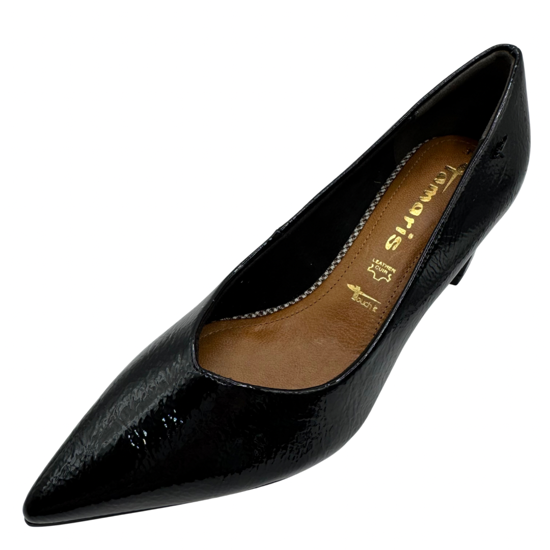 Tamaris Black Patent Heels