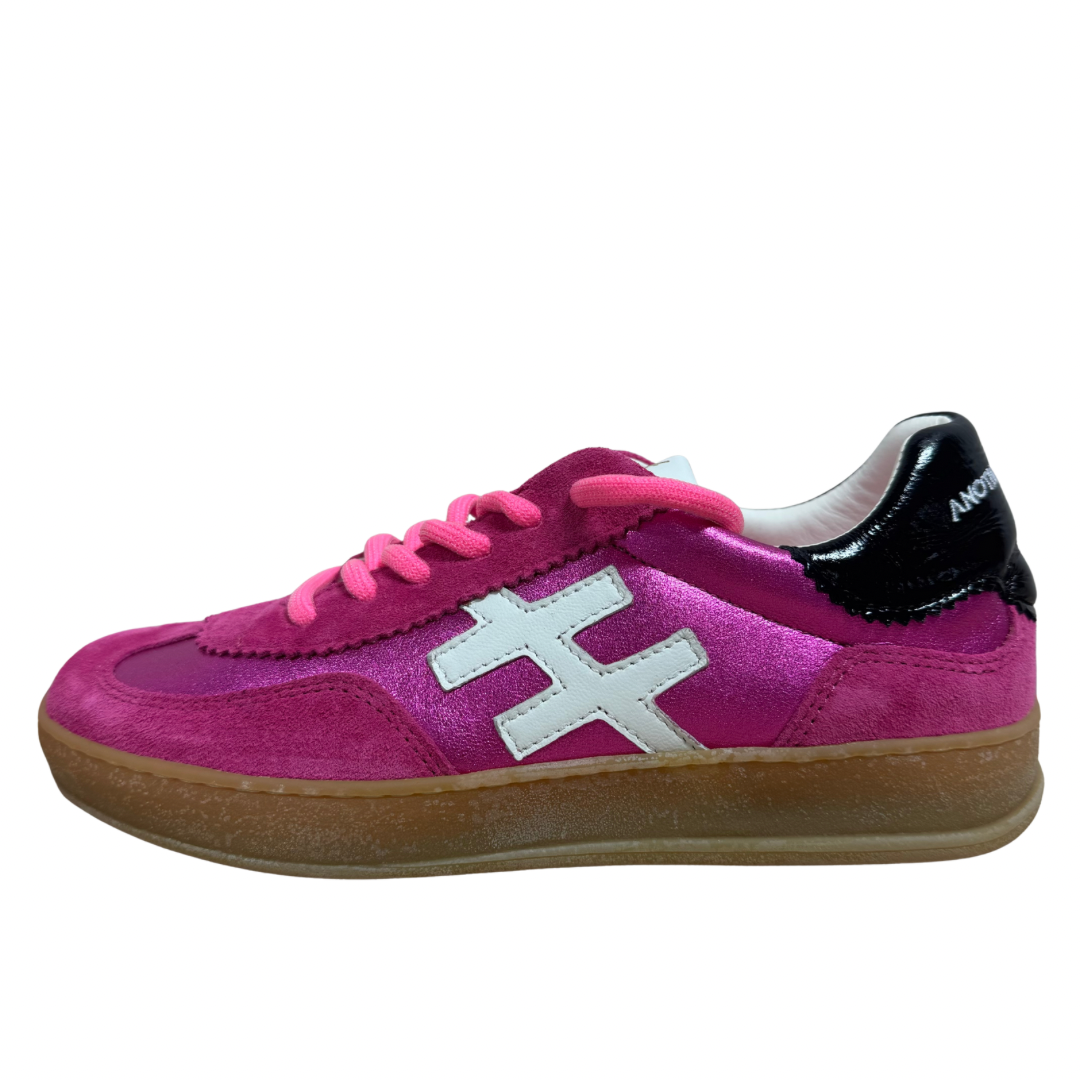 Another Trend Pink &amp; Black Trainers